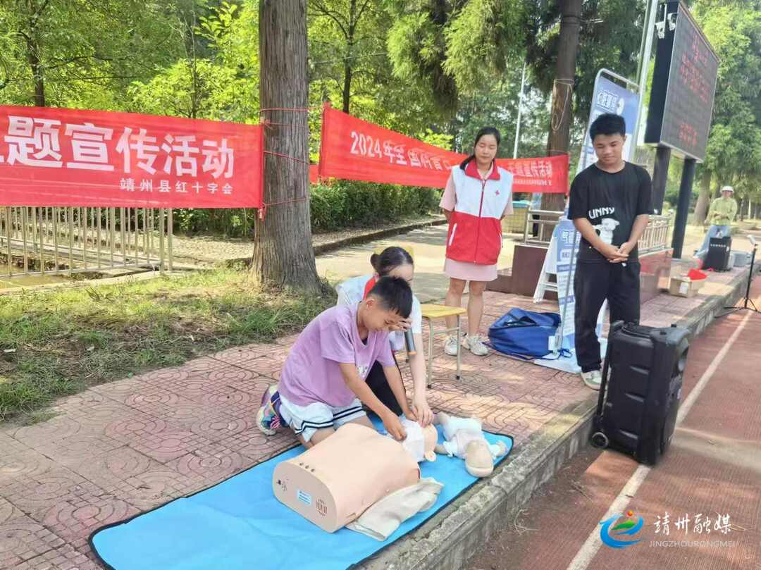 靖州：開展“世界急救日”主題宣傳活動