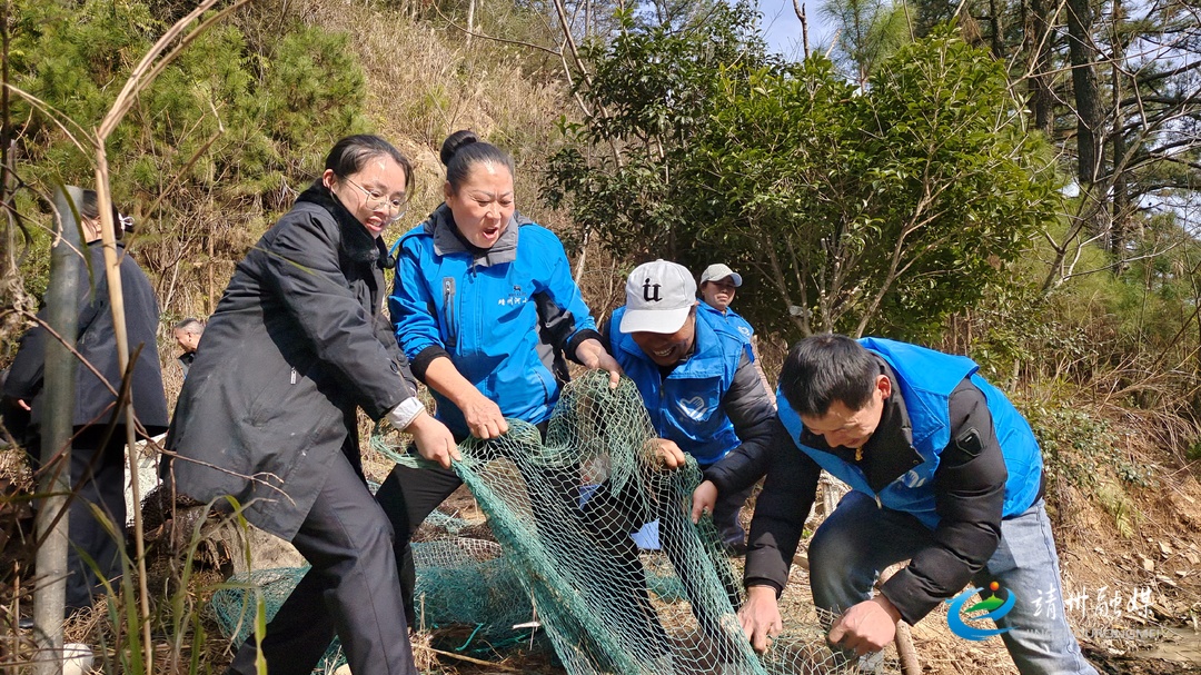 【整治非法捕捞行为专项行动】靖州：多部门联合拆除非法围网并开展增殖放流活动