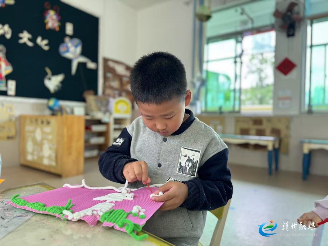【文化中国行】靖州三幼：开展刺绣活动 弘扬传统文化