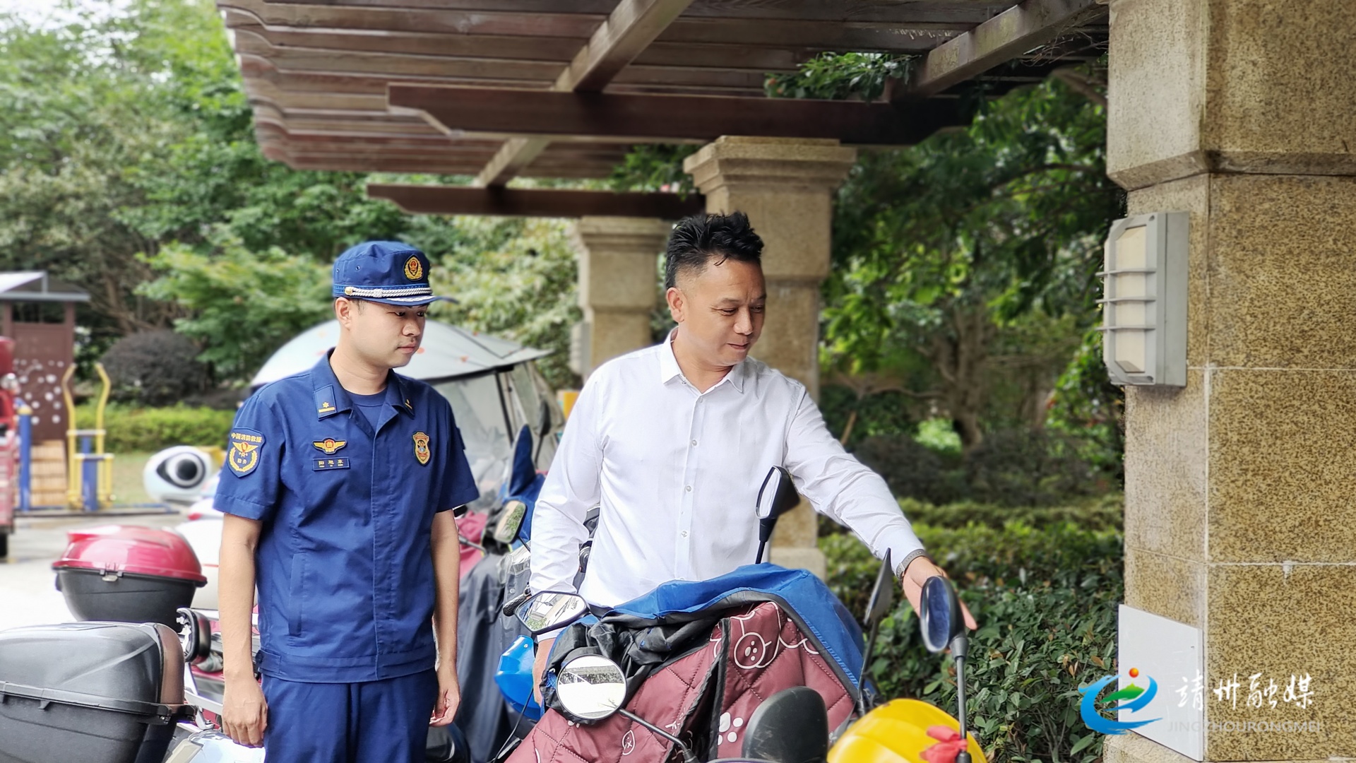【安全守底行動】靖州：消防救援大隊進小區(qū) 規(guī)范電動車充電保安全