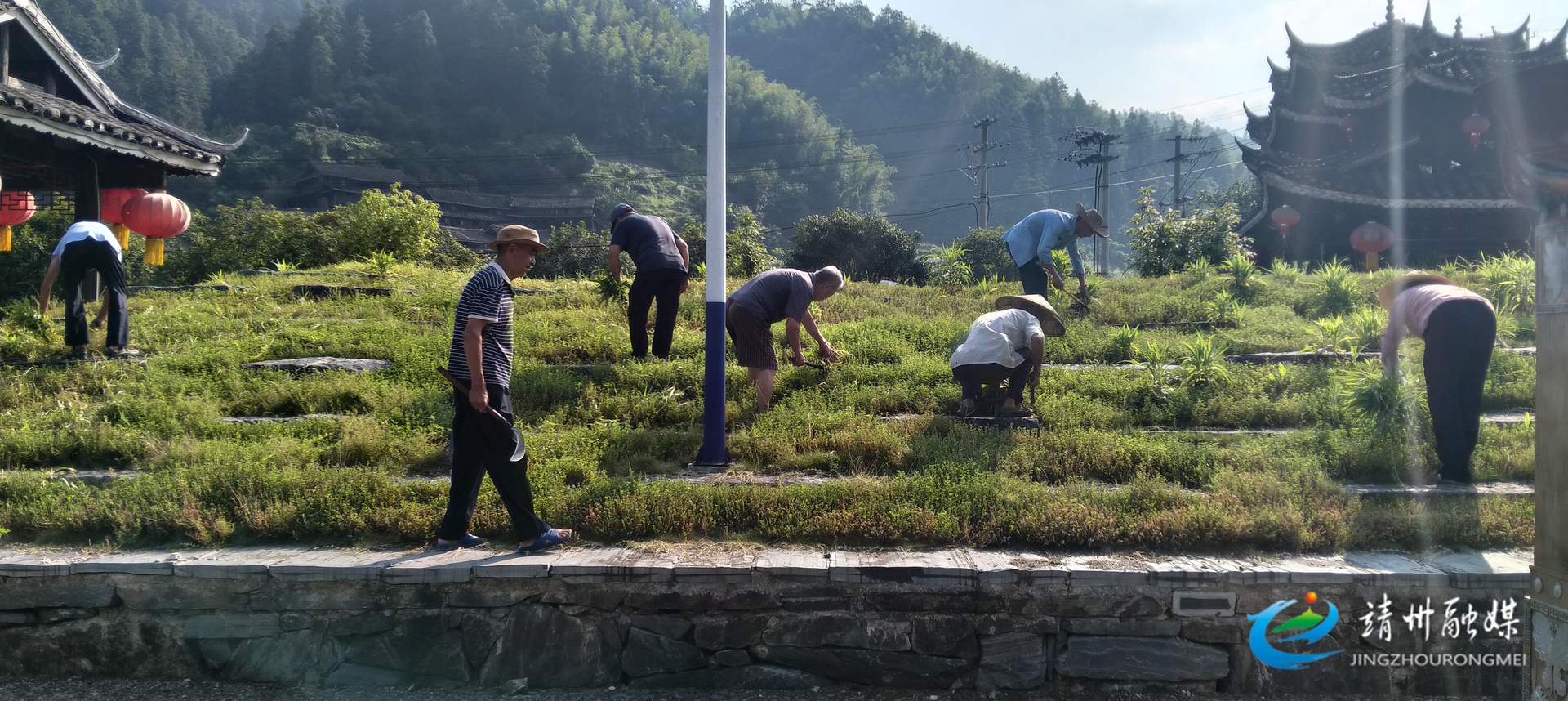 三鍬鄉(xiāng)：干群齊上陣 地筍村莊“大掃除”