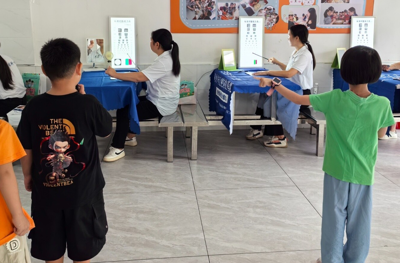土橋小學：開展視力檢查活動