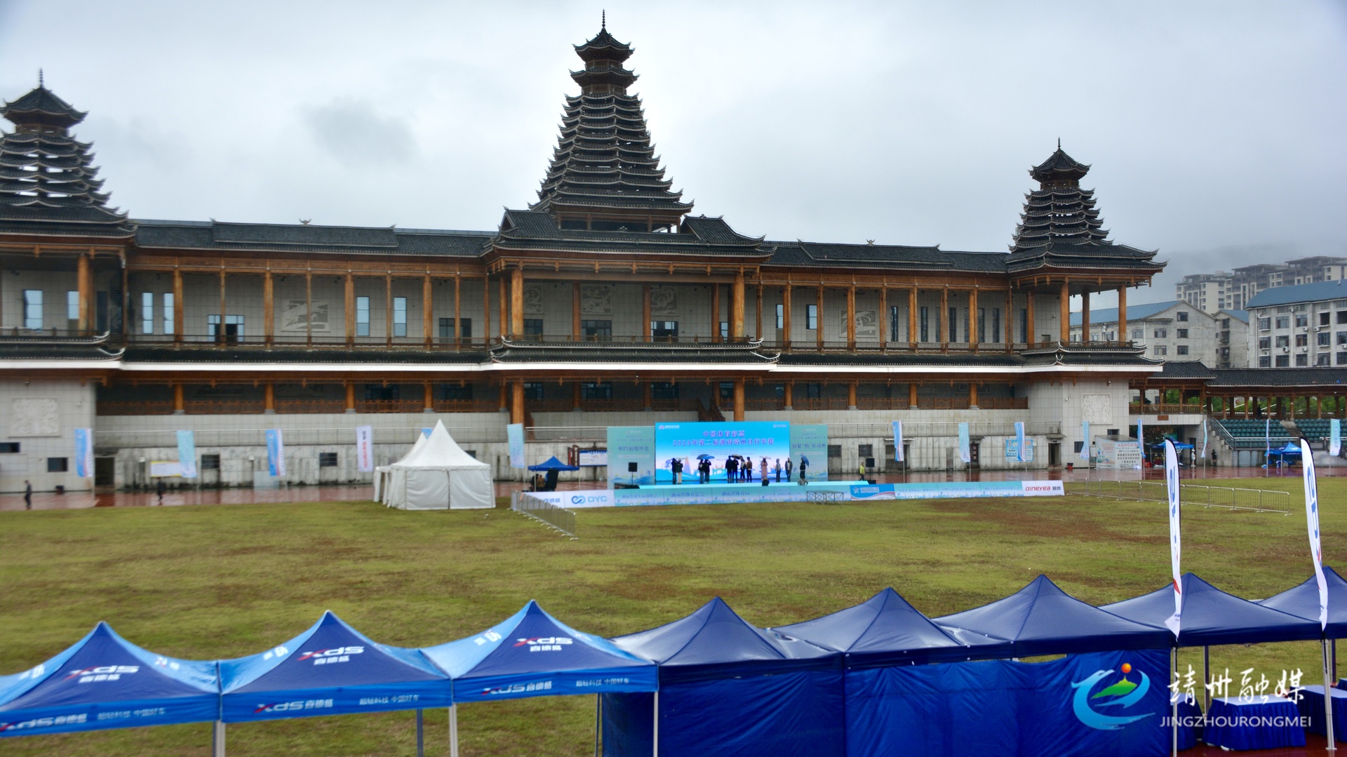 细雨挡不住热情！中国体育彩票2025年第二届湖南靖州自行车赛备战冲刺