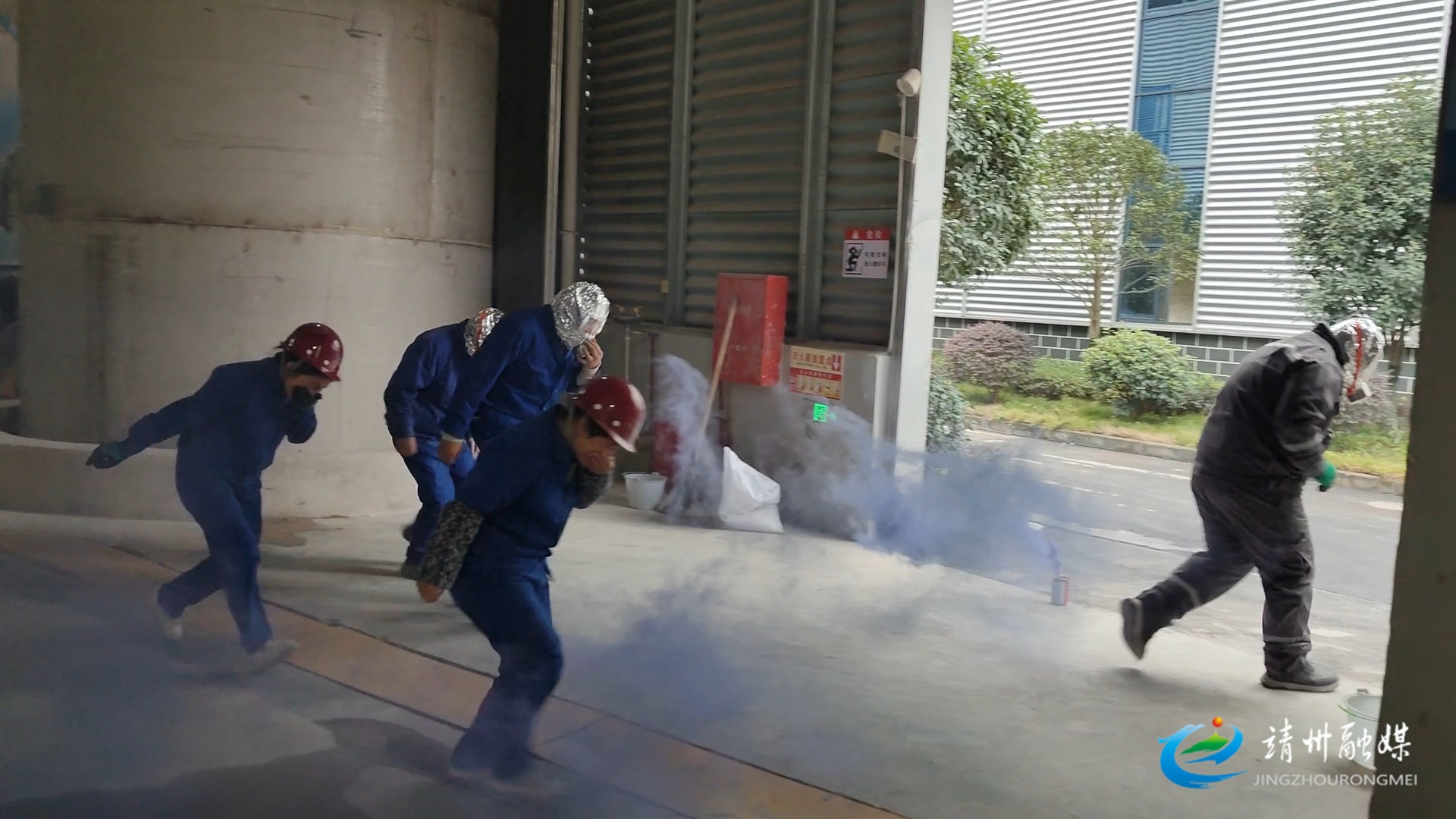 【安全守底行动】靖州产业开发区：开展氨水泄漏应急演练 以实战筑牢环境安全屏障