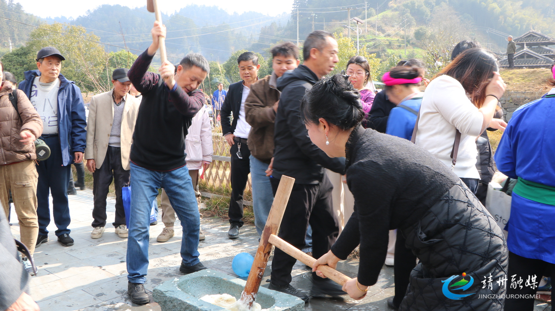 【新春走基层】靖州：	苗韵迎新春 地笋苗寨苗年活动趣味十足