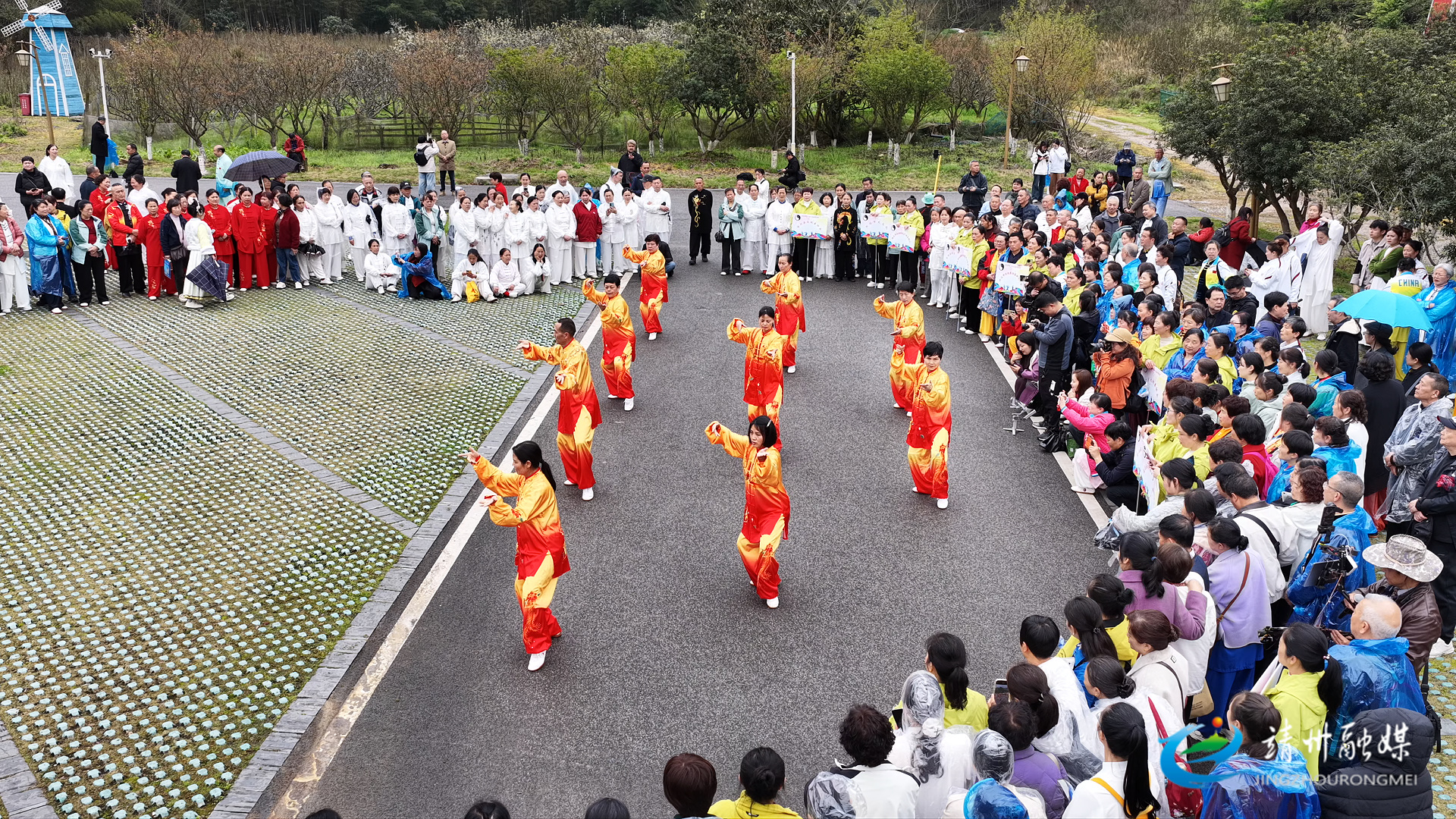 “苗侗花香·拳韵启春”  怀化市第七届太极拳锦标赛暨靖州排牙山踏春游园活动盛大启幕