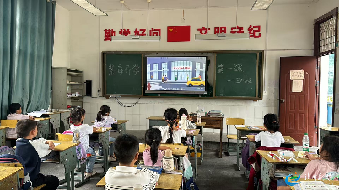 靖州坳上镇学校：护航青春不“毒”行