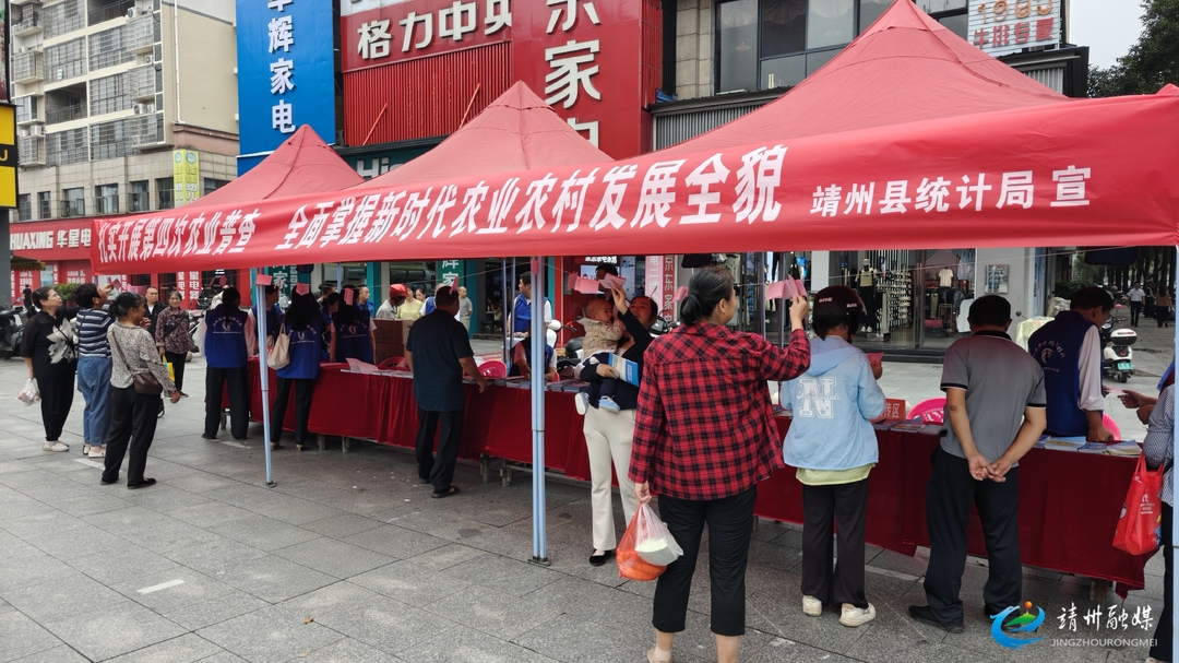 靖州开展第十七届“中国统计开放日”宣传活动
 