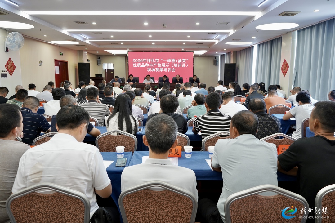 【牢记嘱托 改革创新 求真务实 奋力谱写中国式现代化湖南篇章】怀化市“一季稻+油菜”优质品种丰产性展示现场观摩培训会在靖州举行