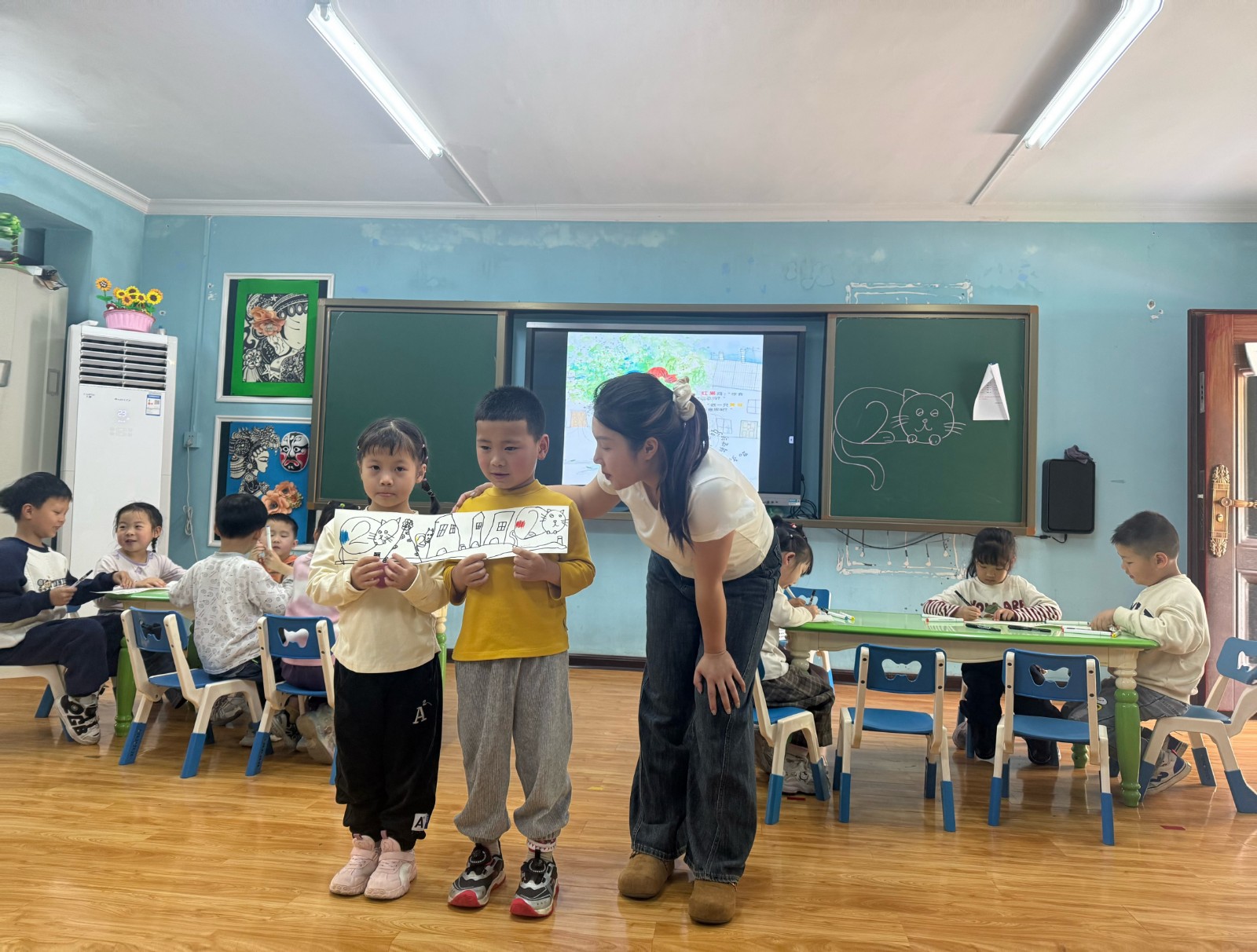 县三幼：以赛促研展风采 绘声绘色共成长