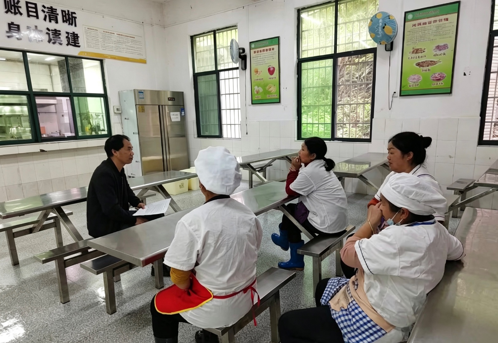 文溪学校：守护校园食品安全 建好师生满意食堂