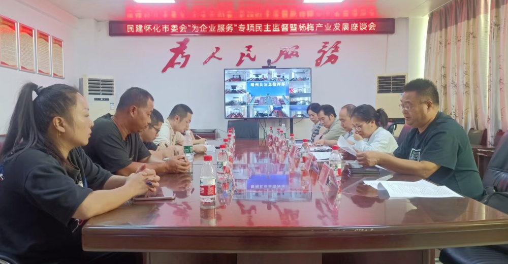 【企业服务年】民建怀化市委赴靖州调研 精准助企打通杨梅产销堵点