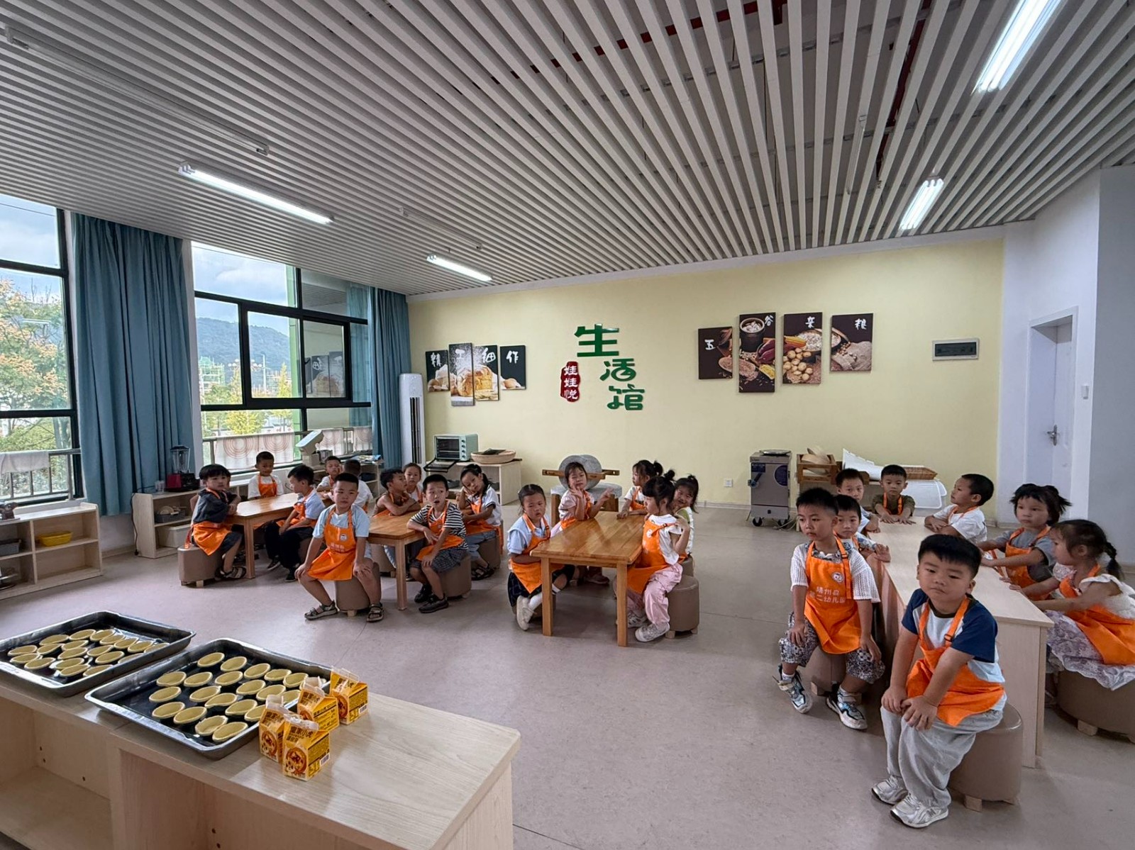 靖州二幼：开展生活馆美食制作活动